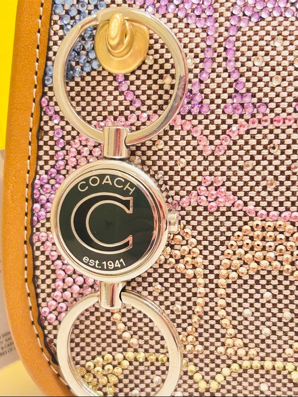 Coach 1941 Valet Keychain/ Bag Charm - Picture 4 of 11